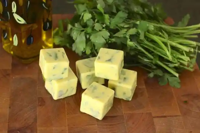 2. Freeze Herbs In Olive Oil