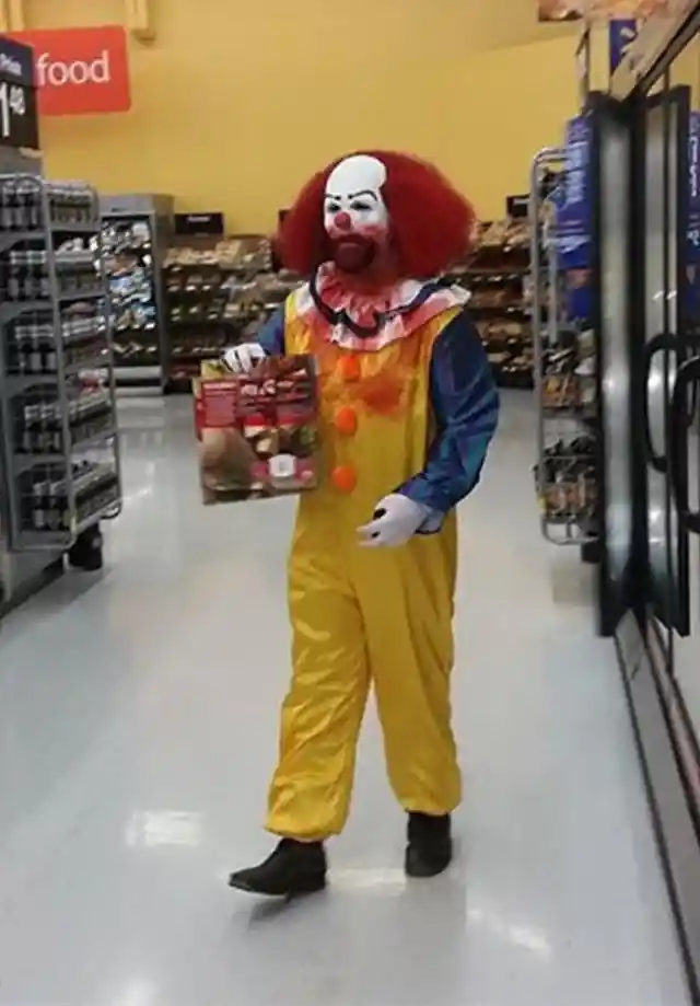 A clown’s gotta eat