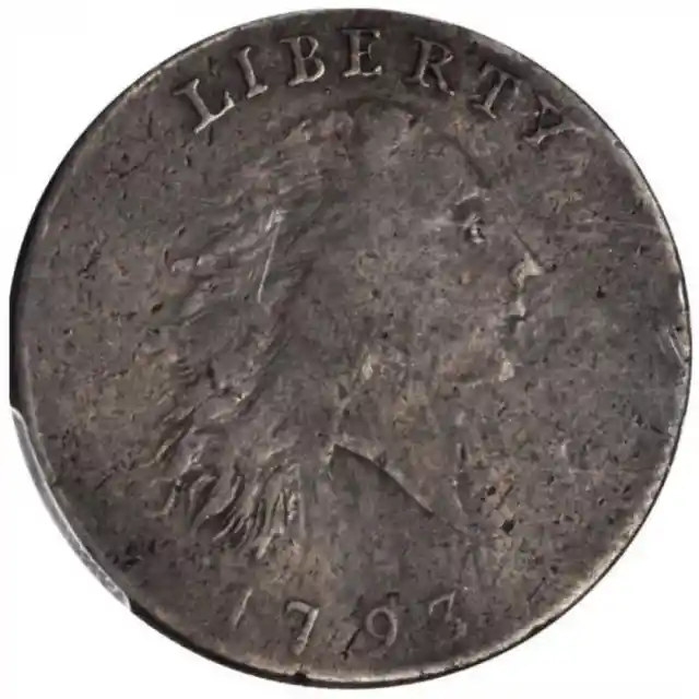 1793 Flowing Hair Liberty Cap Large Cent Penny – $19,950