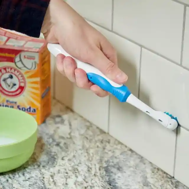 24. Use Your Old Electric Toothbrush to Remove Stains