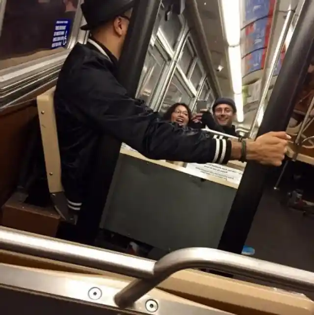 Mirror, Mirror On The Subway