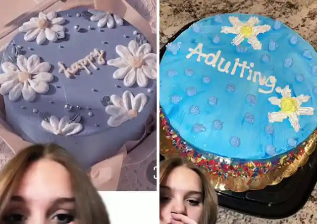 Self-Explanatory Cake