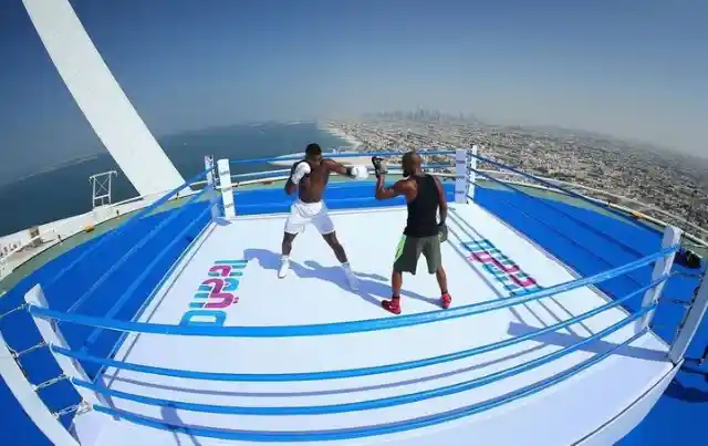 Rooftop Boxing Practice