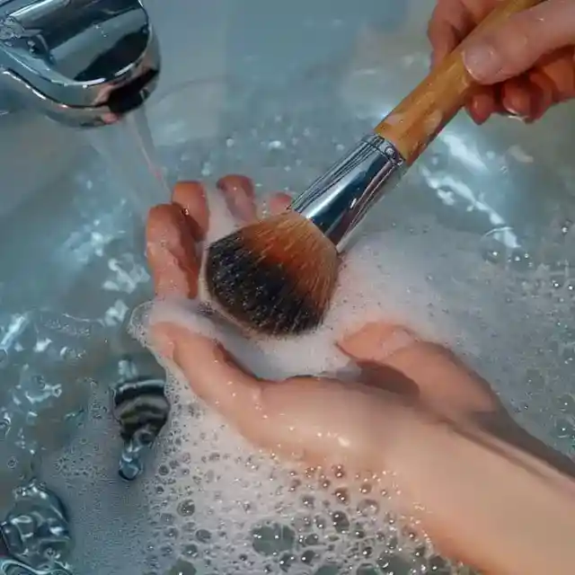 31. Using a Dirty Makeup Brush