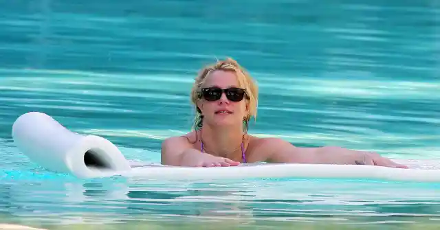 Britney Spears By The Pool