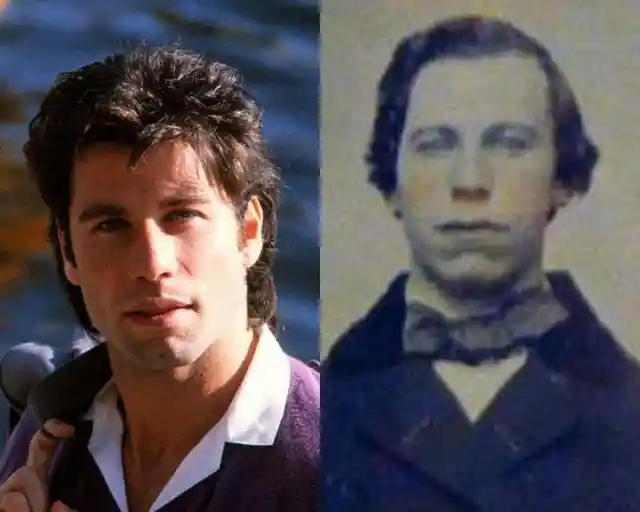 John Travolta and his historic doppelgänger