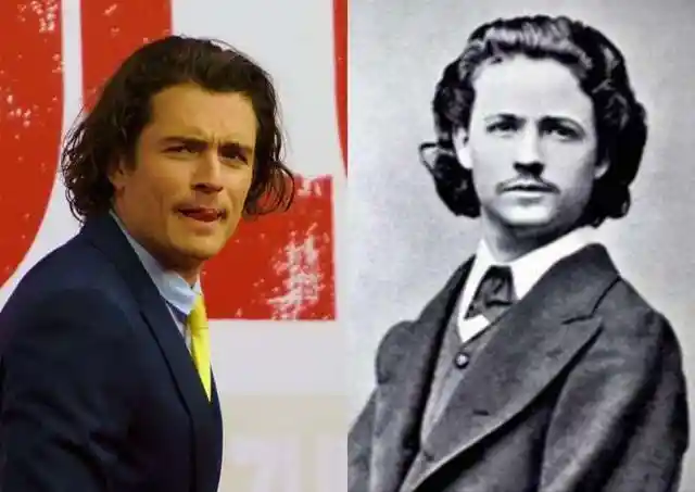 Orlando Bloom and Nicolae Grigorescu