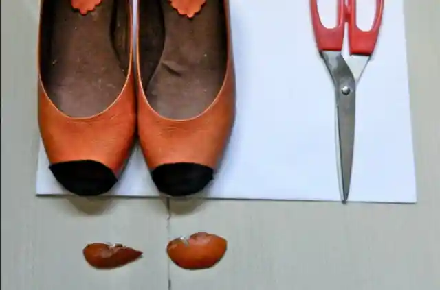 DIY closed-toed shoes