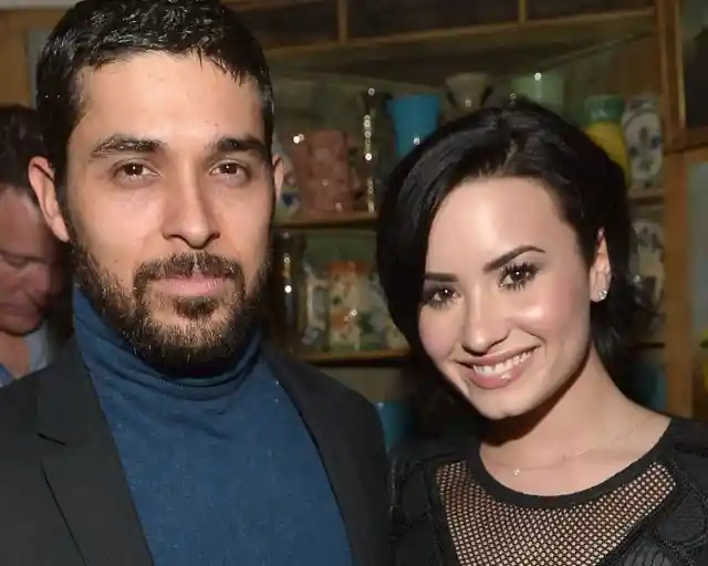 Wilmer Valderrama and Demi Lovato