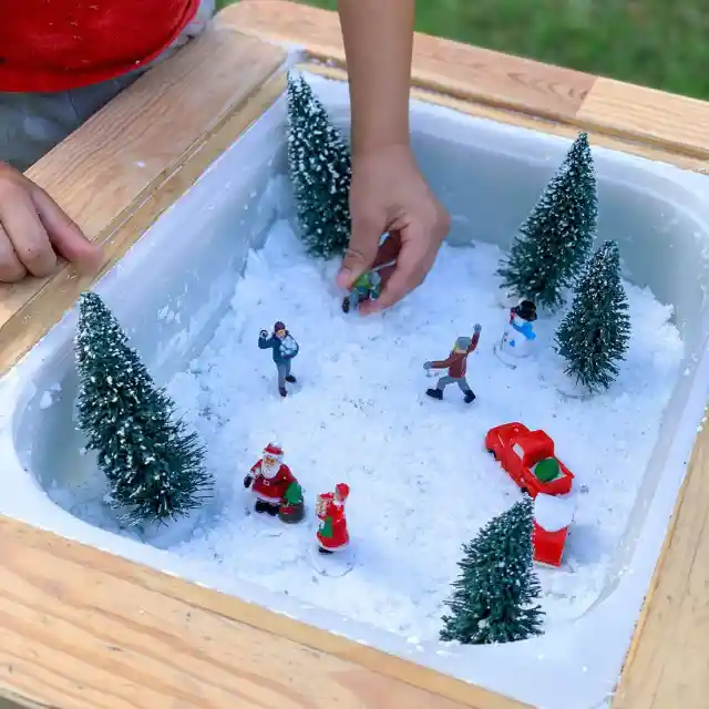 Make some fake snow in time for the holiday season