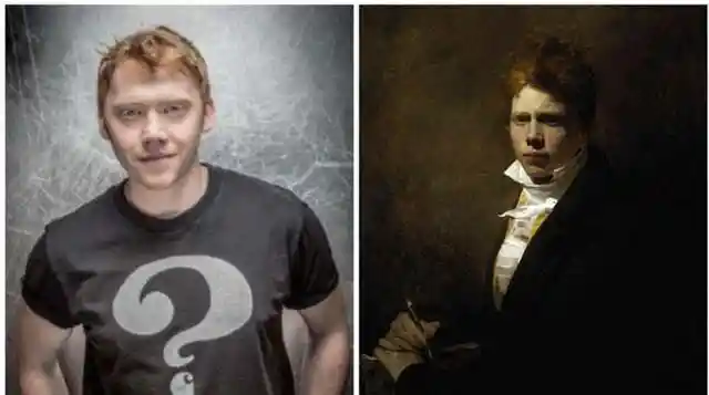 Rupert Grint and Sir David Wilkie