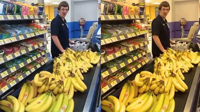 Cashier Went Bananas