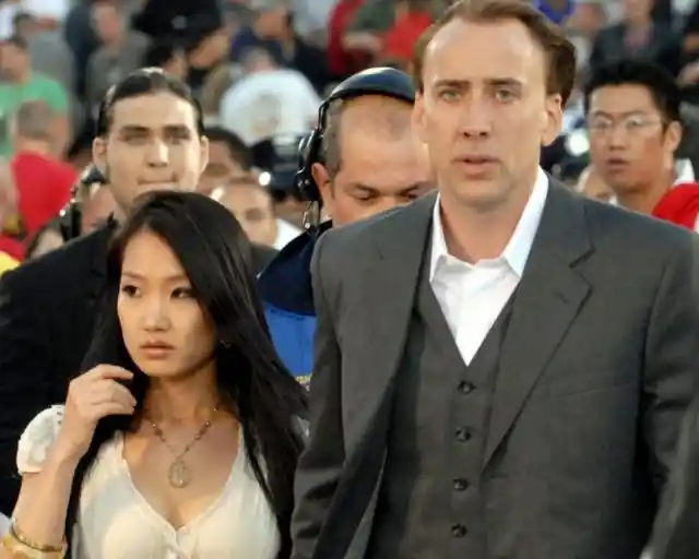 Nicholas Cage and Alice Kim