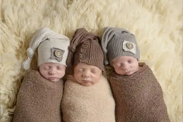 Mom Gives Birth To Triplets, Doctor Tells Her That They Need To Wear Helmets