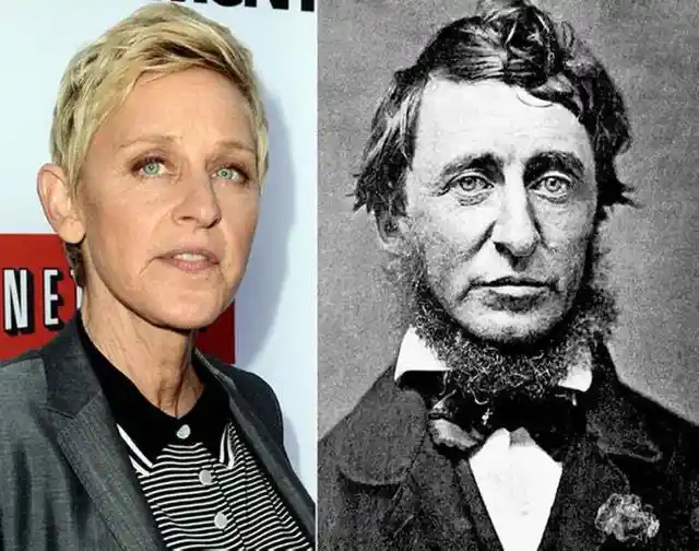 Ellen DeGeneres and Henry David Thoreau