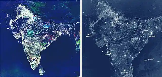 Image Of India From Space