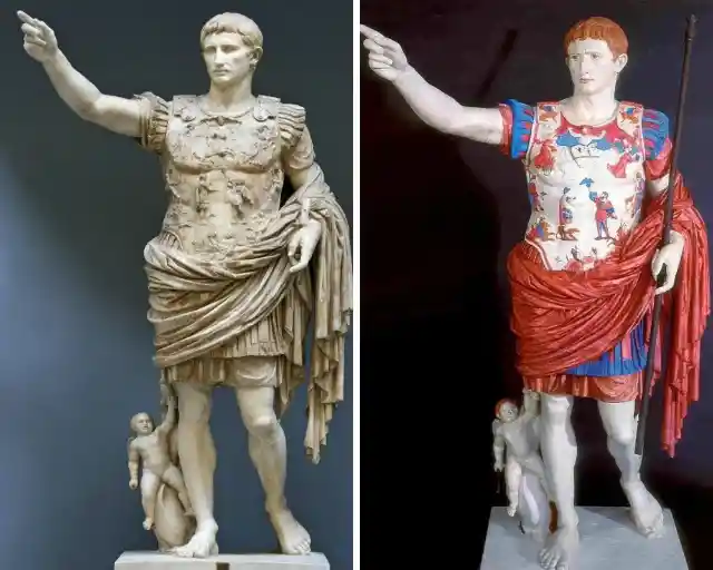 Greek Statues Were Very Colourful