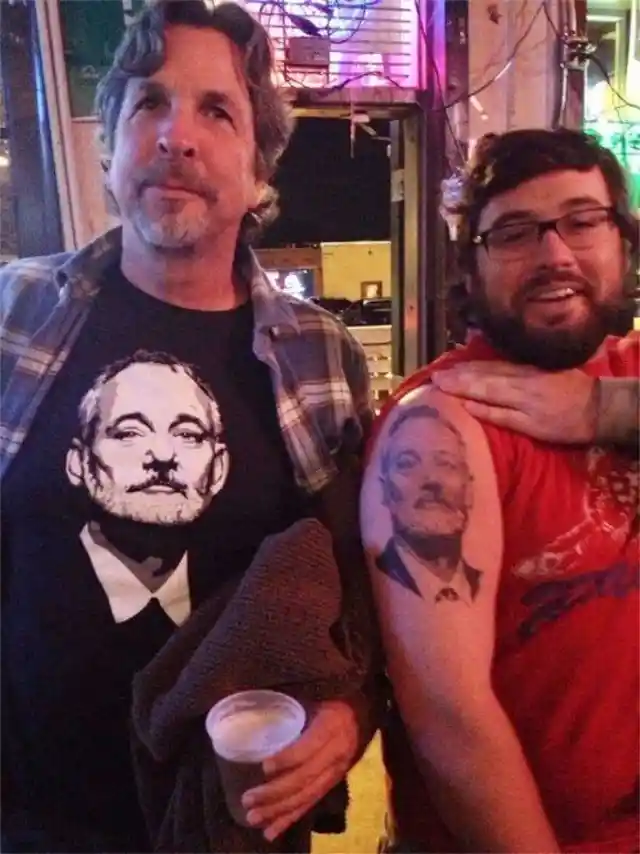 Two people with love for Bill Murray