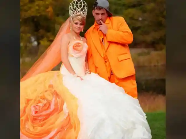 El Vestido De Novia De Sorbete De Naranja