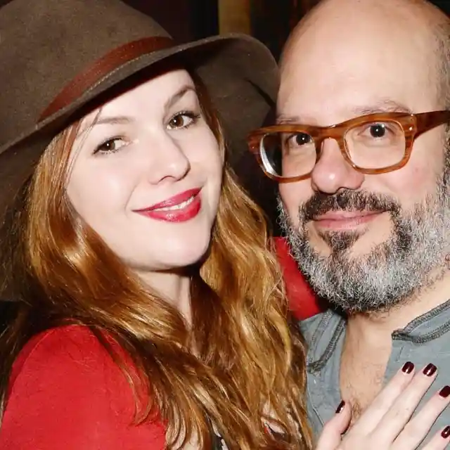 David Cross and Amber Tambly