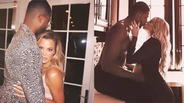 Khloé Kardashian and Tristan Thompson