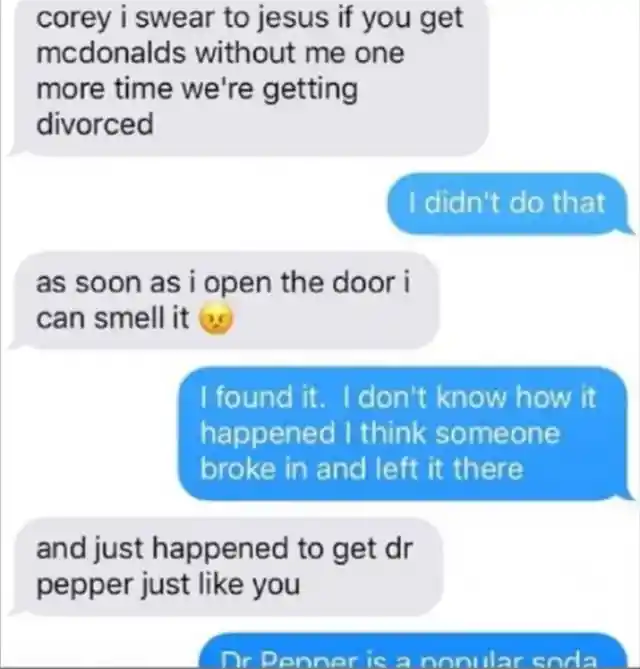 Divorcing For McDonald’s