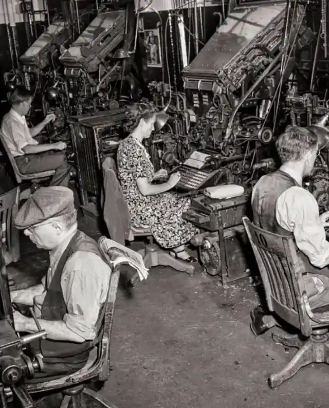 Linotype Operators: