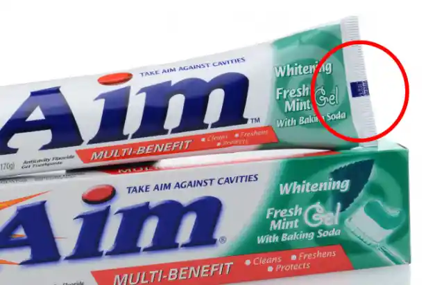 Colored Squares At The Bottom Of Toothpaste’s Tube