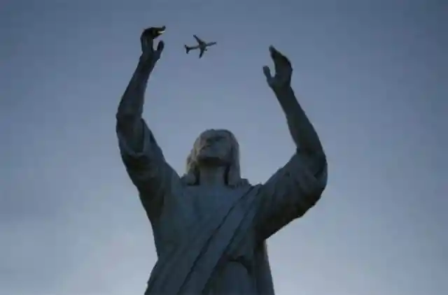 Jesus Killing A Mosquito