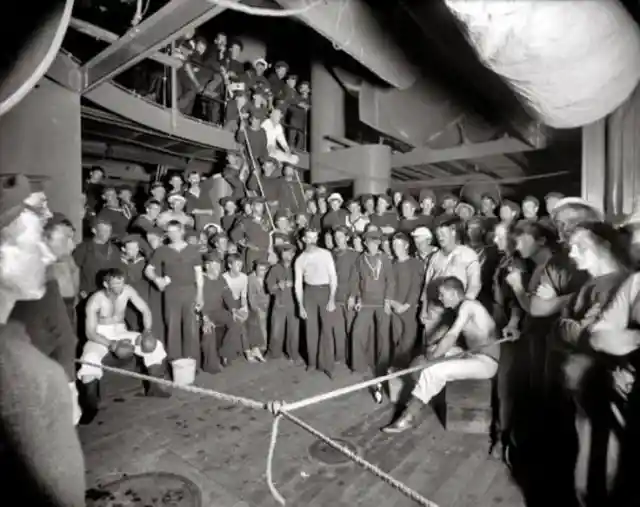 USS Oregon Boxing matches