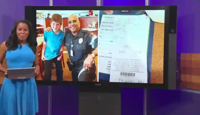 Boy Hands Officer A Note That Gave Him The Motivation He Needed