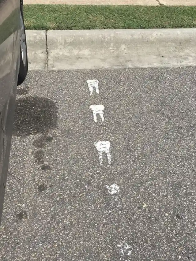 Dentist Themed Parking