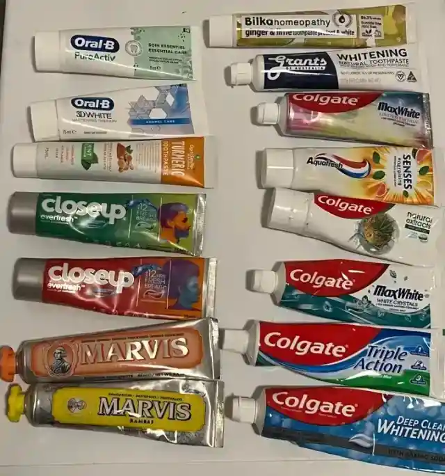 33. Toothpaste Tubes' Hidden Messages