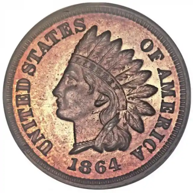 1864 Indian Head Penny With ‘L’ on the Ribbon – $161,000