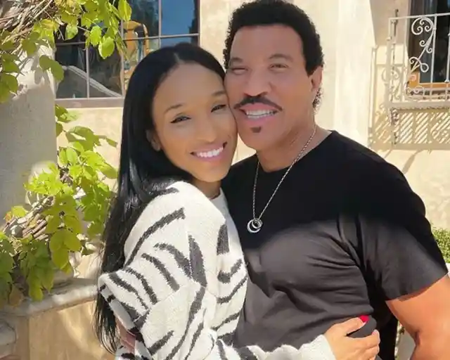 Lionel Richie and Lisa Parigi