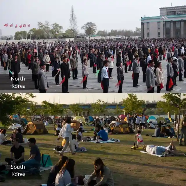 THE DIFFERENT LIVES OF NORTH KOREANS AND SOUTH KOREANS THROUGH THE LENS