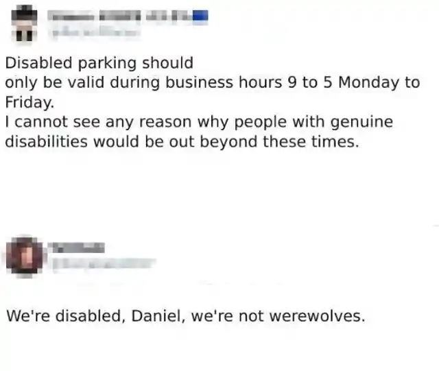 Disabling Disables