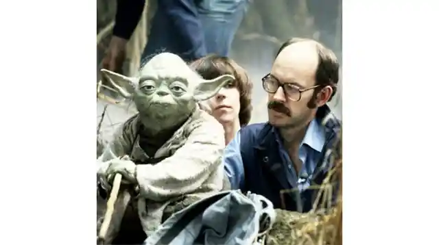 Frank Oz Taking Care Of Yoda