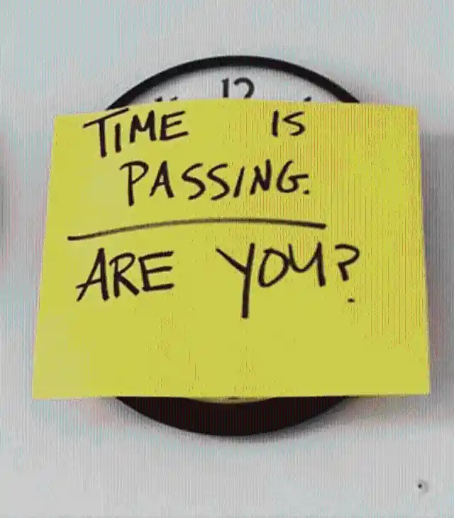 15. Even the time is passing, why cant I!