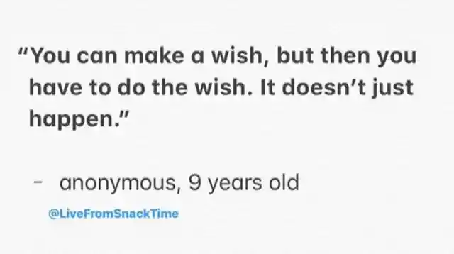 Reality Behind A Wish