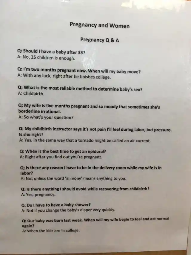 Perfect Pregnancy FAQ