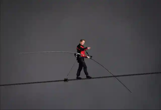 Farthest Tightrope Walk in One Minute