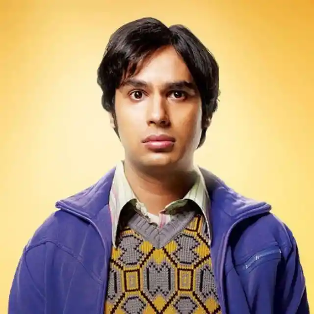 Kunal Nayyar Como Rajesh Koothrappali - Entonces