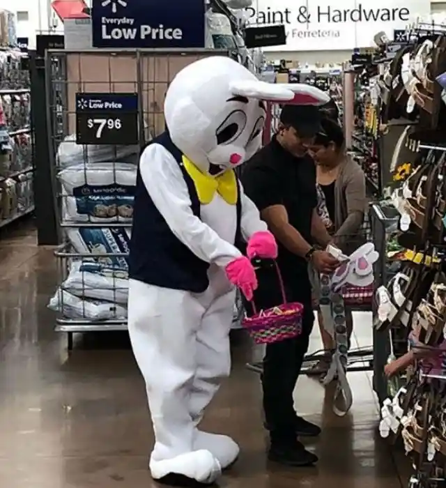 Easter Bunny In Store