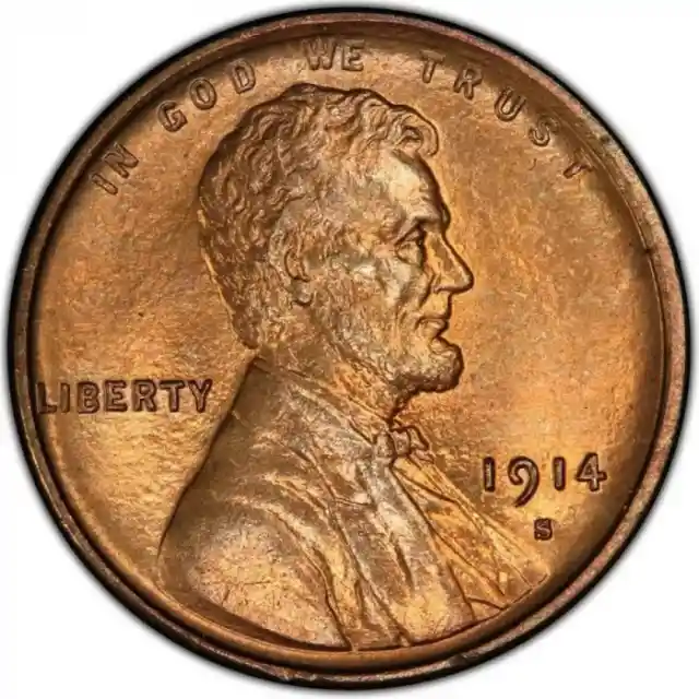 1914-S Lincoln Penny – $105,800