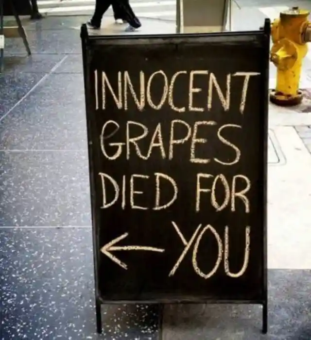 In Memory Of… Innocent Dead Grapes