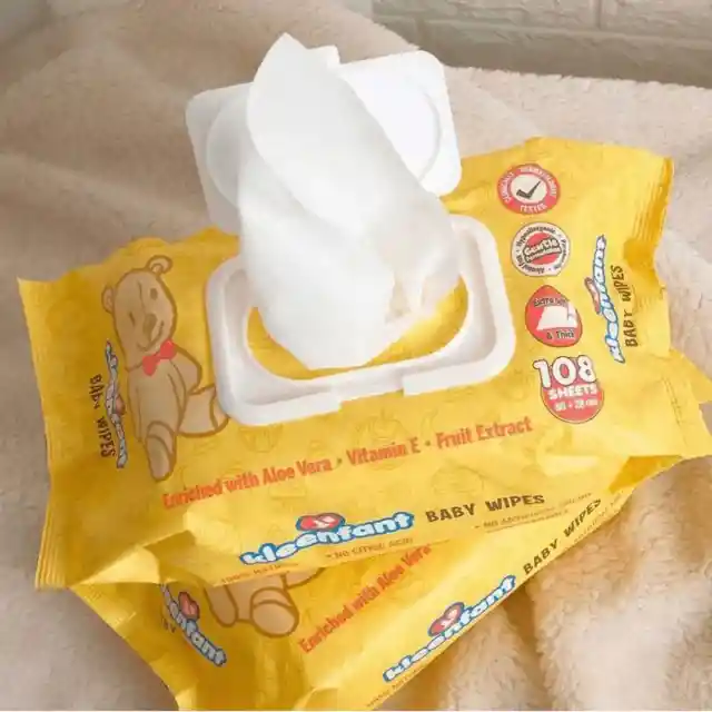 Keep baby wipes on hand when cleaning up cat vomit