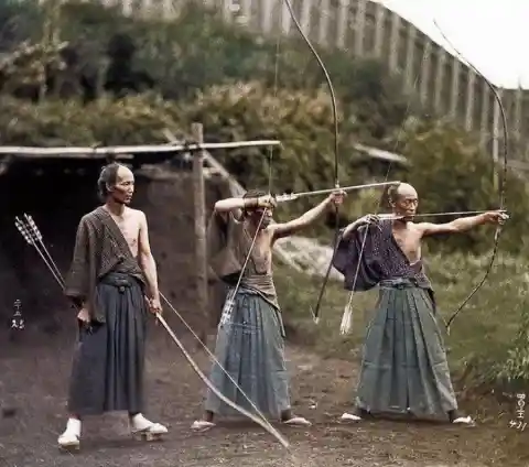 Three Archers, Japan, 1960