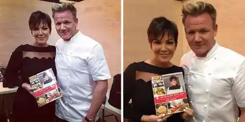 Kris Jenner And Gordon Ramsay