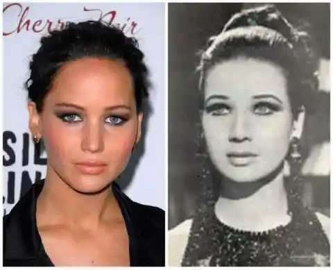 Jennifer Lawrence and Zubaida Tharwat